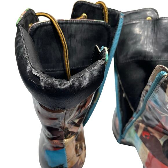 Shoe Republic Aubrey Hepburn Stiletto Platform Leather Heel Size 10 NWOT - Picture 5 of 10